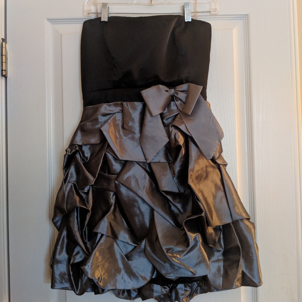 Black and Gray Homecoming/Prom Dress